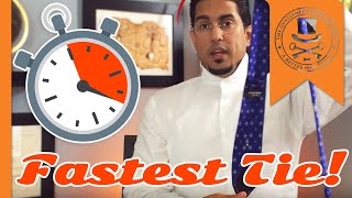 The fastest way to tie a necktie