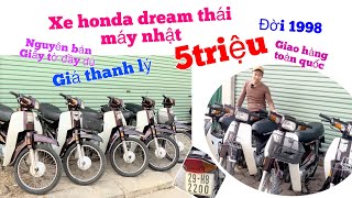 Xe máy cũ giá rẻ / Honda dream thái 1998 siêu đẹp nguyên bản /thanh lý chỉ từ 5triệu  giao xe .