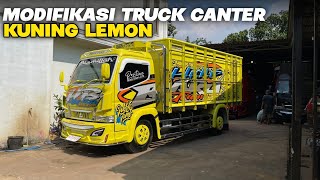 SPILL HARGA MODIFIKASI TRUCK CANTER KUNING LEMON🚛🍋