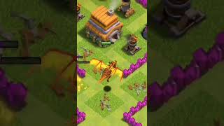 Super Dragon Vs Town Hall 6 Max Base. #clashofclans #coc #clashroyale