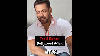 Top 5 Richest Bollywood Actors : Bollywood Ke 5 Sabse Aamir Actors ~ Random BOB  #Shorts