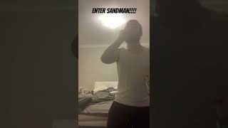 Enter sandman!!!!!!!! #wrestling #drinking #sandman #thesandman #drinking #smokingmusic #smoker #wwe