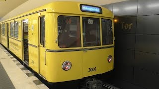 Dora 2000 U55 Großprofil BVG Ausfahrt von U-Bahnhof Brandenburger Tor