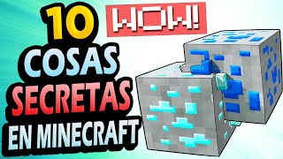 ✅ 10 Cosas SECRETAS Que Puedes Hacer en Minecraft #2