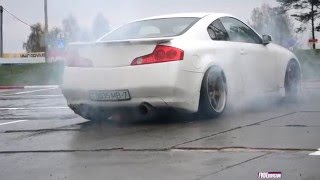 infiniti g35 Coupe burnout - FadeDivision