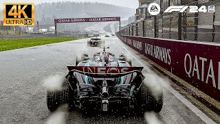 The Challenge Ahead: Lewis Hamilton's Mercedes W15 at Spa 💪🏁