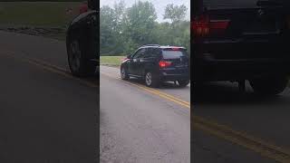 Modified Diesel BMW X5 Launches Down the Road Like a Rocket!