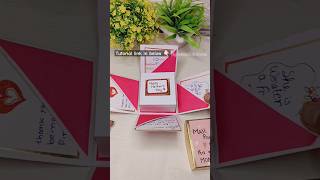 DIY Easy Paper Explosion Gift Box 💝 Mother's Day Crafts #viral #artandcraft #diy #trending #shorts