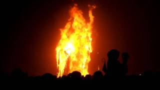 Burning Man 2011: Rites of Passage ~ Trojan Horse Pull and Burn!