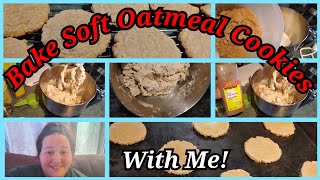 How To Make Soft Chewy Oatmeal Cookies! #yummy #pantrybaking #oldfashionedrecipe #cookies