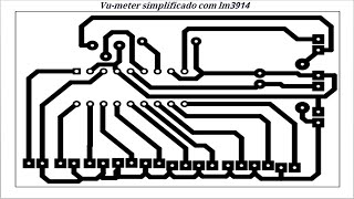 Vu-meter simplificado com LM3914