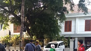 SITUASI RUMAH P PRABOWO  MENJELANG PELANTIKAN JL KERTANEGARA JKT