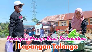 Persiapan Menuju Bumi Perkemahan Lapangan Tolango