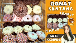 RESEP DONAT KENTANG EMPUK TAHAN BERHARI-HARI TANPA MIXER