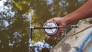 Magnet fishing in wild - Magnet river