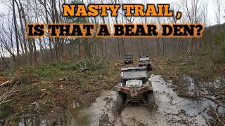 Polaris RZR's & Yamaha X2 find a Gnarly trail & we find something interesting,  GRRRRR!!!