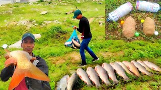 Dhamaka Fishing 💥 Bottle Feeder Fishing 🎣 Fishing Hook | Hindi Fishing Videos | Big Rohu Fishing