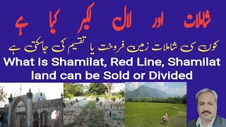 What is Shamlat | Red Line Property | Shamlat Land Can Be Sold or Divided | Laal Lakeer | Abadi Deh