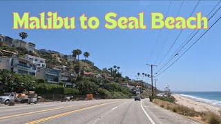 4K Scenic Drive | Malibu to Seal Beach | Pacific Coast Highway 1