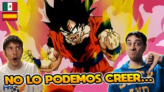 ESPAÑOLES REACCIONAN A DOBLAJE LATINO DRAGON BALL Z 💥GOKU PIERDE EL SSJ3 FRENTE A KID BOO💥