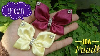 145) DIY Amazing Ribbon Butterfly Making at Home/Easy Butterfly Tutorial, hvordan lage en sommerfugl