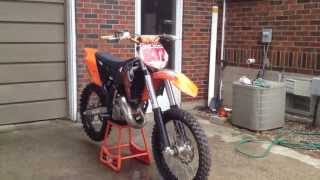 2009 KTM 150sx Startup and Walk Around