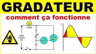 Gradateur variateur à triac diac électronique moteur lampe | electronic triac dimmer