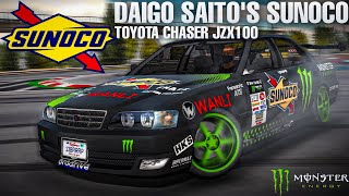 Daigo Saito's Sunoco Monster Energy Toyota Chaser JZX100 Livery| Car Parking Multiplayer