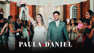 Paula e Daniel | Filmagem de casamento em caratinga | Paróquia Nossa Senhora do Carmo e Vila Matter