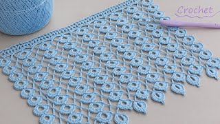 Простой Узор Крючком "Капельки" для Начинающих | Легкое Вязание 💎Super Easy Crochet Pattern