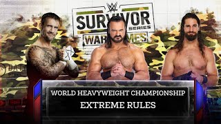 WWE 2K24 Drew Mcintyre vs Cmpunk vs Seth Rollins Extreme rules