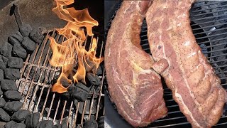 Baby Back Ribs On The Weber | Snake Charcoal Method