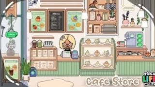 CAFE STORE DESIGN IN TOCA LIFE WORLD | TOCA BOCA | Hopie Eulatriz |