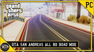 How To Install HD Road Mod In GTA SAN ANDREAS Pc HINDI