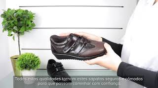 Já viste estes Sapatos de Conforto com Tiras em Velcro?