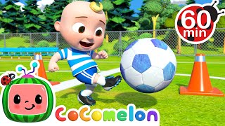 ⚽ Soccer Song KARAOKE ⚽| 1 HOUR OF COCOMELON KARAOKE SONGS | Sing Along With Me | Moonbug Kids Songs