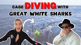 GREAT WHITE SHARK DIVE | Micheal's BIGGEST fear!! Coffin Bay NP we are STRANDED on the 4x4 track!!