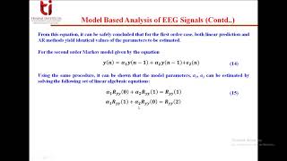 Series 2 Lecture 19 Model based analysis eeg