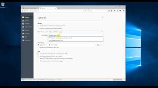 Set default homepage mozilla firefox.