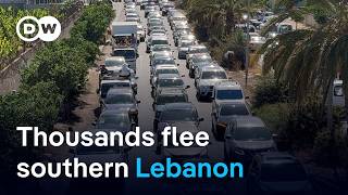 Humanitarian disaster unfolding as thousands of Lebanese displaced by cross-border fire | DW News