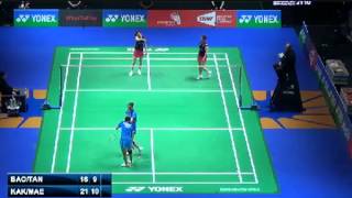 R16 - WD - Kakiiwa R. / Maeda M. vs Bao Y.X. / Tang J.H. - 2014 All England Badminton Open (F 4-5)