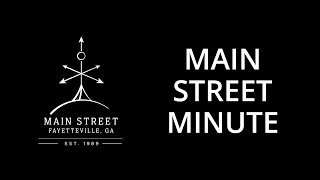 Main Street Minute -  September 15, 2022