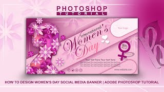 How to Design Women's Day Banner | Adobe Photoshop Tutorial