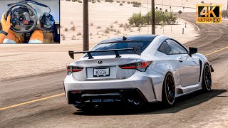 900HP Lexus RCF - Forza Horizon 5 | Steering Wheel Gameplay [4K 60FPS HDR]