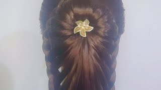 Hairstyles tutorial for girls|| Cute ponytail hairstyle tutorial| Back to School ponytail hairstyle