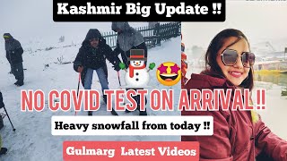 Kashmir Covid Rules Latest Update|Kashmir Snowfall Today|Kashmir Travel Guide March 2022