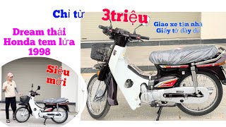 Honda Dream Thái 1998 Cực Mới ,Cực Hiếm Máy nhật ,Giá chỉ từ 5triệu giao toàn quốc ,giấy tờ đủ