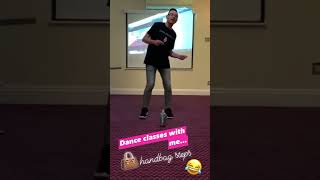 Handbag Steps Tutorial 🤣 #handbags #britishdancesteps #british #handbagdancing