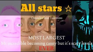 Mr. Incredible Becoming Canny But It's Scary All Stars (FULL VERSION)