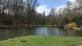 Wilhelmshaven-Innenstadt: Mittagsgeläut der katholischen Kirche St Willehad(Aufnahme vom Kurpark).